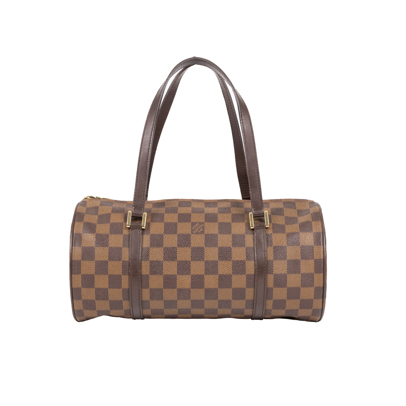 路易威登 LOUIS VUITTON Papillon NM 圓筒包 手提包 棕棋盤格 N41210 棕棋盤PAPILLON 無附屬品