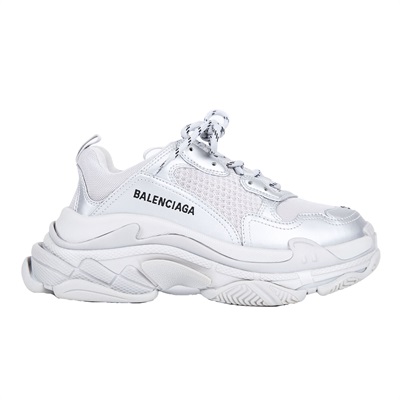 巴黎世家 BALENCIAGA Triple S 524039W2FS238 銀TRIPLE S老爹鞋 防塵袋