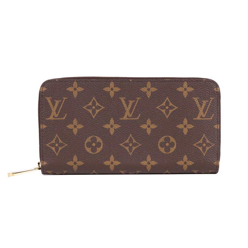 路易威登 LOUIS VUITTON Zippy 經典帆布 拉鍊 長夾 M60017 晶片款 原花拉鍊長夾 原廠盒子/防塵袋