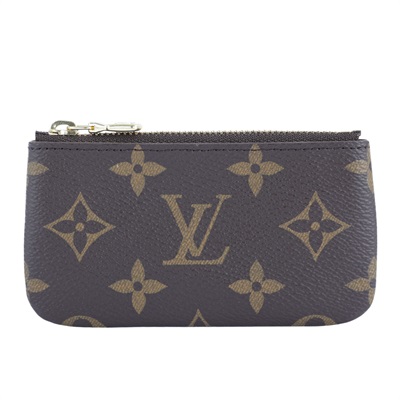 路易威登 LOUIS VUITTON 鑰匙零錢包 吊飾 M62650 原花拉鍊鑰匙包 防塵袋