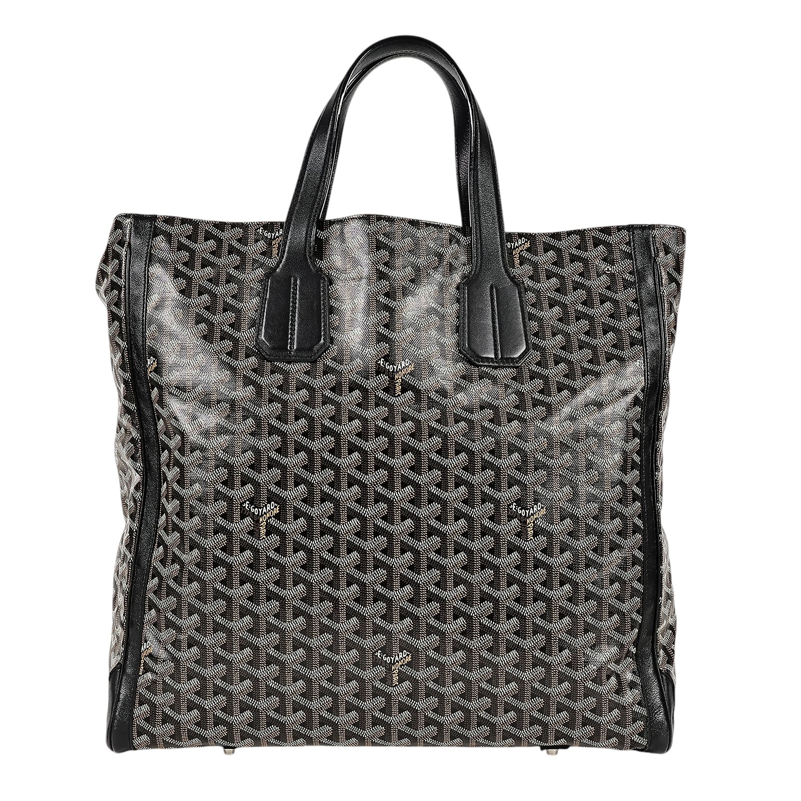 高雅德 GOYARD Voltaire Bag 手提包 VOLTA3MMLTY 黑棕VOLTAIRE BAG 托特包 防塵袋/背帶