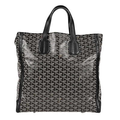 高雅德 GOYARD Voltaire Bag 手提包 VOLTA3MMLTY 黑棕VOLTAIRE BAG 托特包 防塵袋/背帶