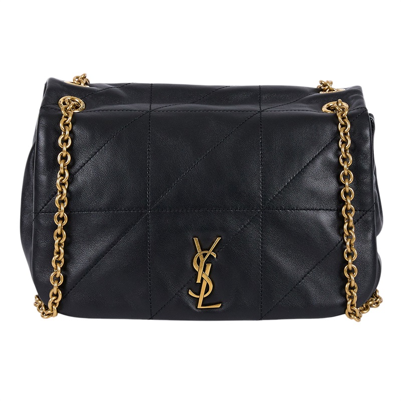 聖羅蘭 YSL SAINT LAURENT Jamie 4.3 小羊皮 小型 手袋 肩背 手提包 763475AAB32 黑金JAMIE4.3 SMAL 防塵袋