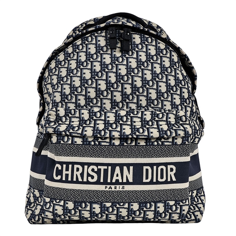 迪奧 CHRISTIAN DIOR Travel Backpack 後背包 M6104STZQ ☆老花後背包 防塵袋/購買證明/保證卡
