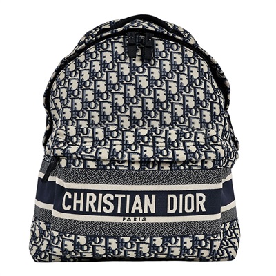 迪奧 CHRISTIAN DIOR Travel Backpack 後背包 M6104STZQ ☆老花後背包 防塵袋/購買證明/保證卡