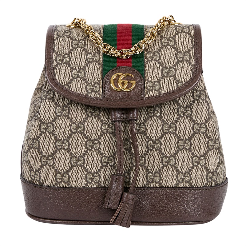 古馳 GUCCI Ophidia Mini 迷你 後背包 795221 棕G紋後背包 原廠盒子/防塵袋
