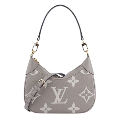 路易威登 LOUIS VUITTON Bagatelle 雙色 牛皮 肩背 斜背包 M46112 晶片款 斑鳩灰BAGATELLE 原廠盒子/防塵袋