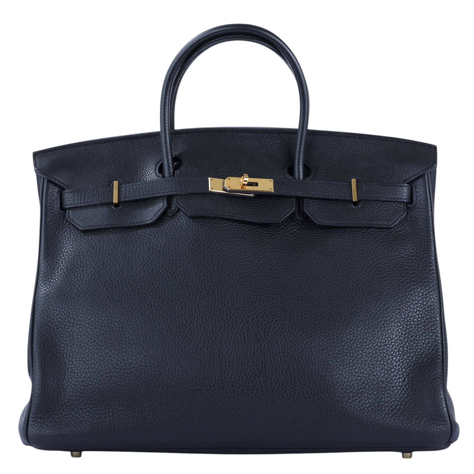 愛馬仕 Hermès Birkin Bag 柏金包 40 BK40 □N刻 黑金BIRKIN40 防塵袋/鎖組