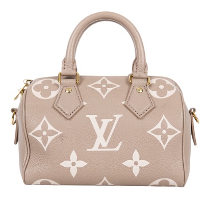 路易威登 LOUIS VUITTON Speedy Bandoulière  20 雙色 手提 斜背 波士頓包 M46575 晶片款  原廠盒子/防塵袋/台灣購買證明/鎖組