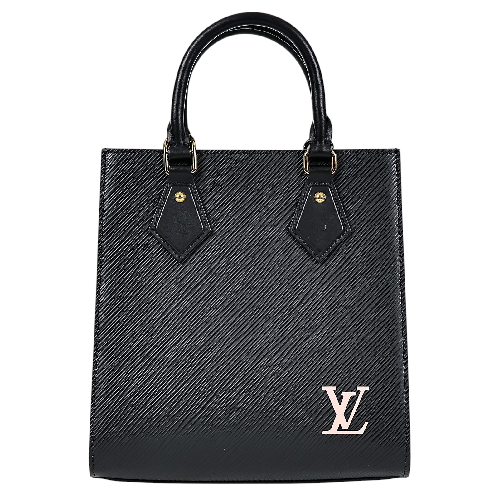 路易威登 LOUIS VUITTON Sac Plat BB 手提包 M20958 晶片款 黑金EPI Sac Plat BB 防塵袋
