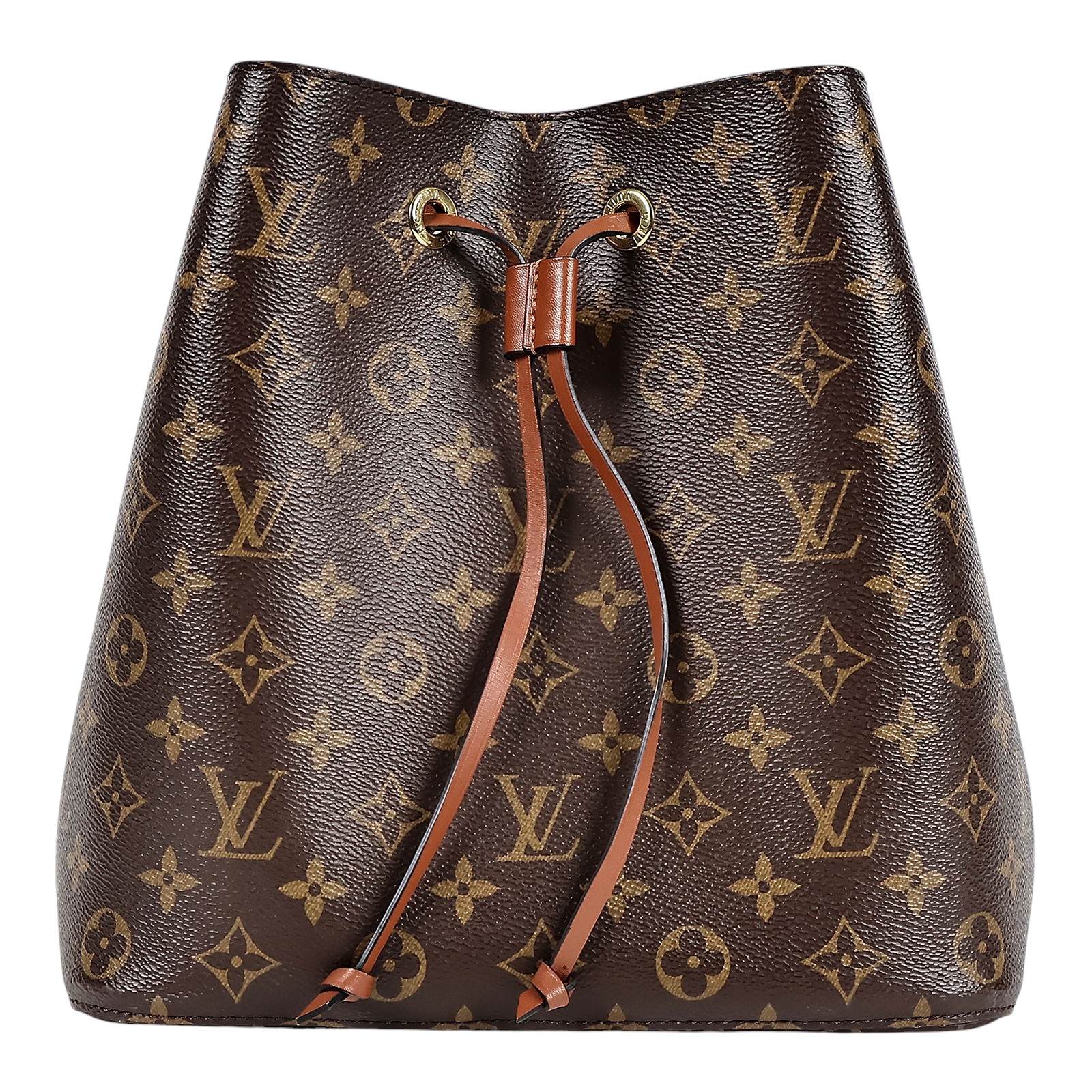 路易威登 LOUIS VUITTON NéoNoé MM 經典帆布 肩背 水桶包 棕色 M44887 棕色原花NEONOE 原廠盒子