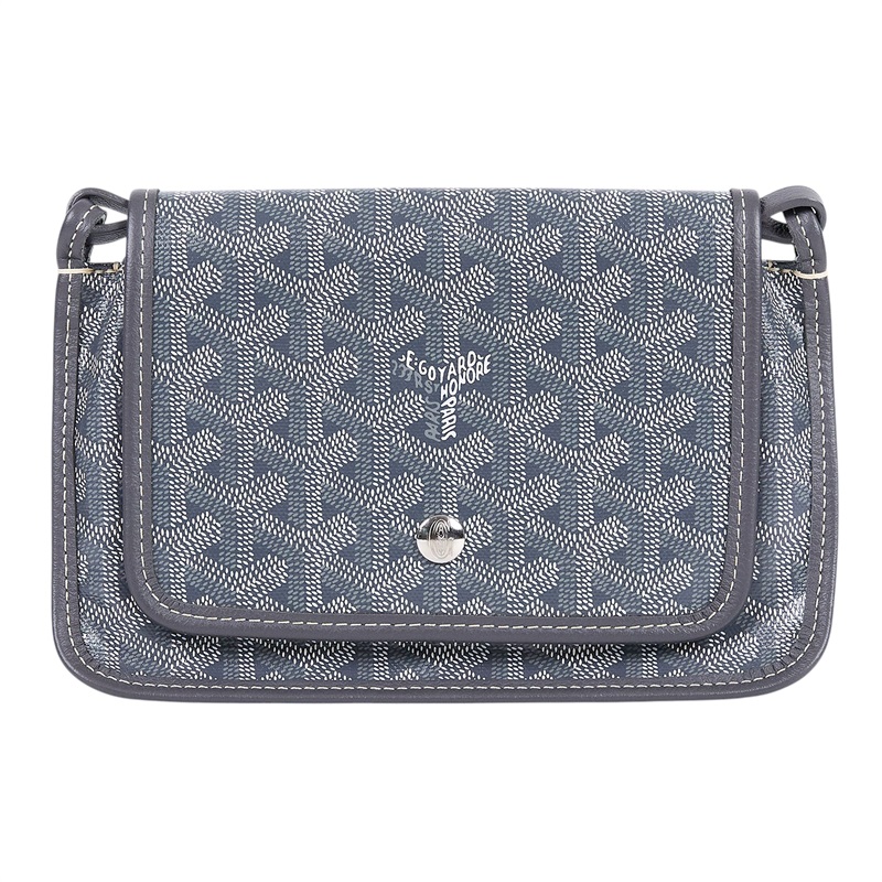 高雅德 GOYARD Plumet Pocket Wallet 肩背 隨身錢包 PLUMETPMLTY ☆灰PLUMET 防塵袋