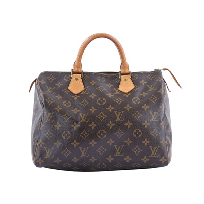 路易威登 LOUIS VUITTON Speedy 30 舊款 手提波士頓包 經典帆布 M41526 原花SPEEDY30 防塵袋/鎖組