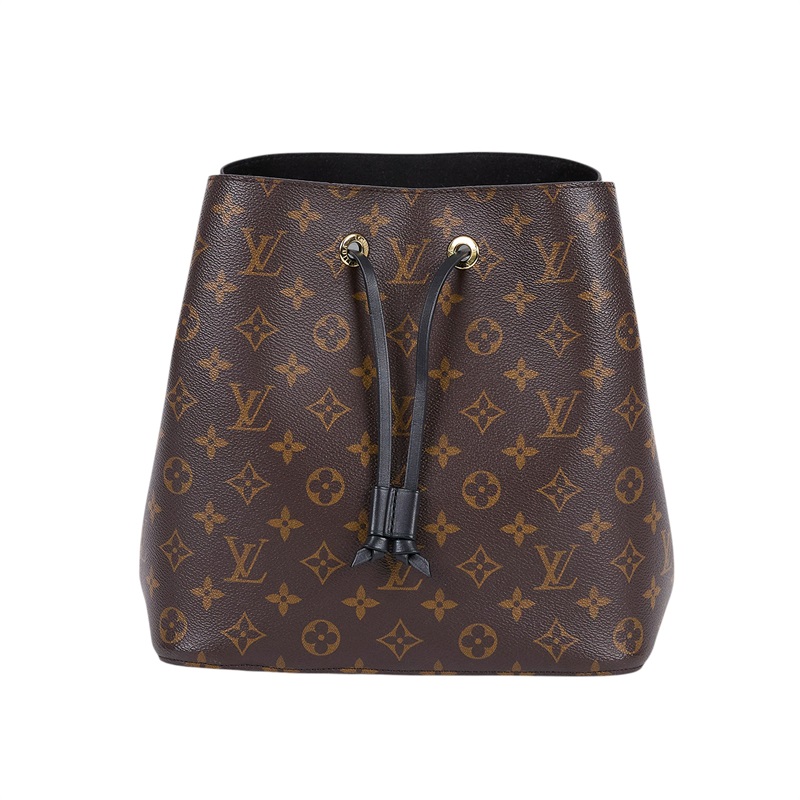 路易威登 LOUIS VUITTON NéoNoé MM 原花 束口水桶包 M44020 黑原花NEONOE水桶包 原廠盒子/防塵袋