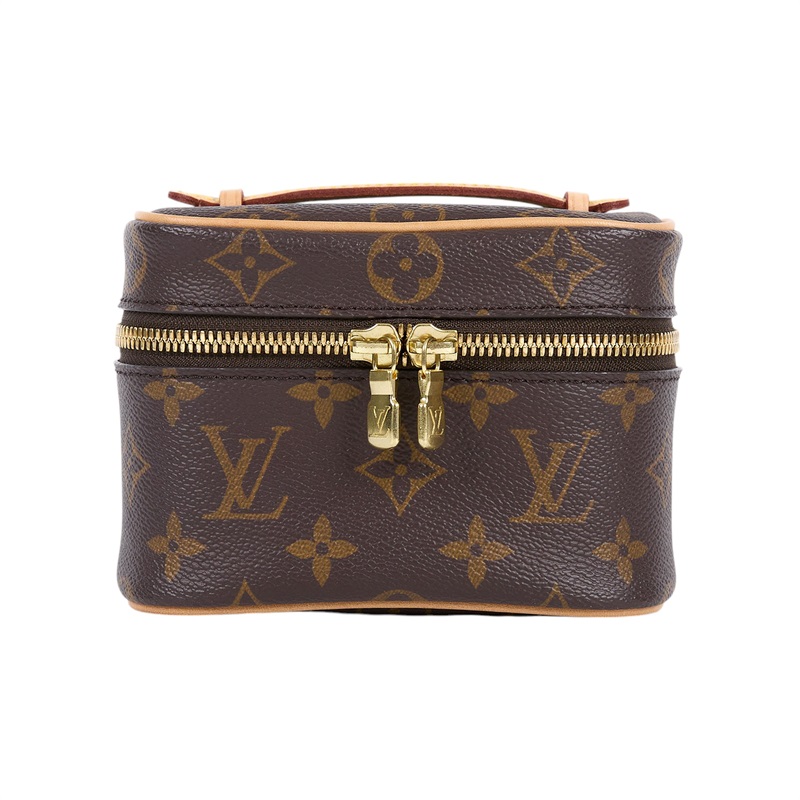 路易威登 LOUIS VUITTON Nice Nano 經典帆布 梳洗袋 化妝箱 M44936 晶片款  原廠盒子/防塵袋/購買證明