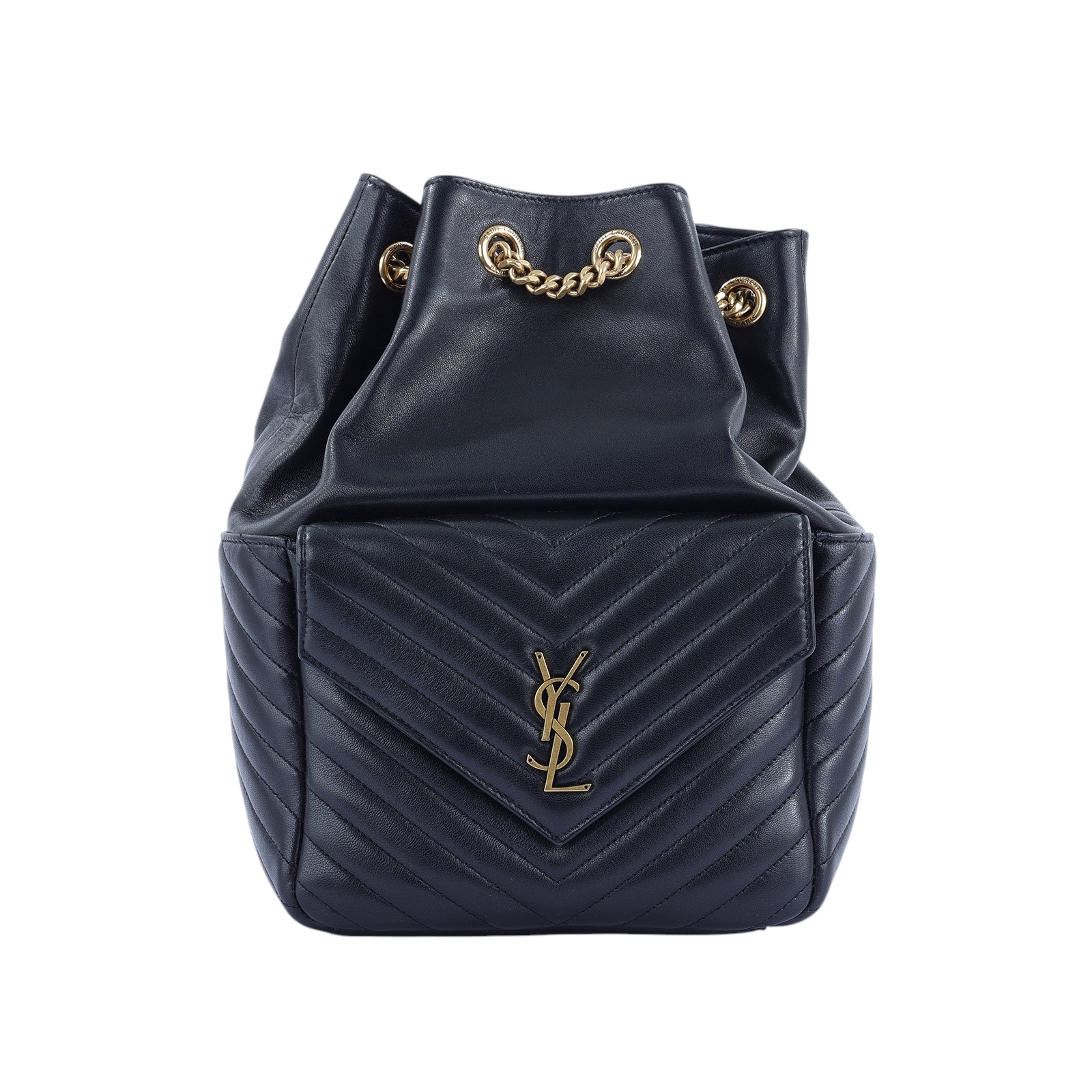 聖羅蘭 YSL SAINT LAURENT Joe 後背包 6726091EL07 ☆黑金JOE後背包 防塵袋