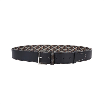 高雅德 GOYARD Florida Belt 腰帶 FLORID095CL01TY 黑皮帶 原廠盒子/防塵袋