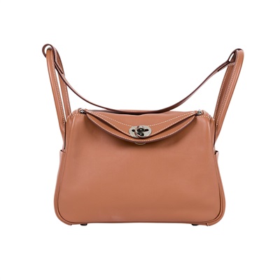 愛馬仕 Hermès Lindy 琳迪包 26 LD26 H070416/Z刻 金棕內拼琥珀黃LINDY26 SWIFT 原廠盒子/防塵袋