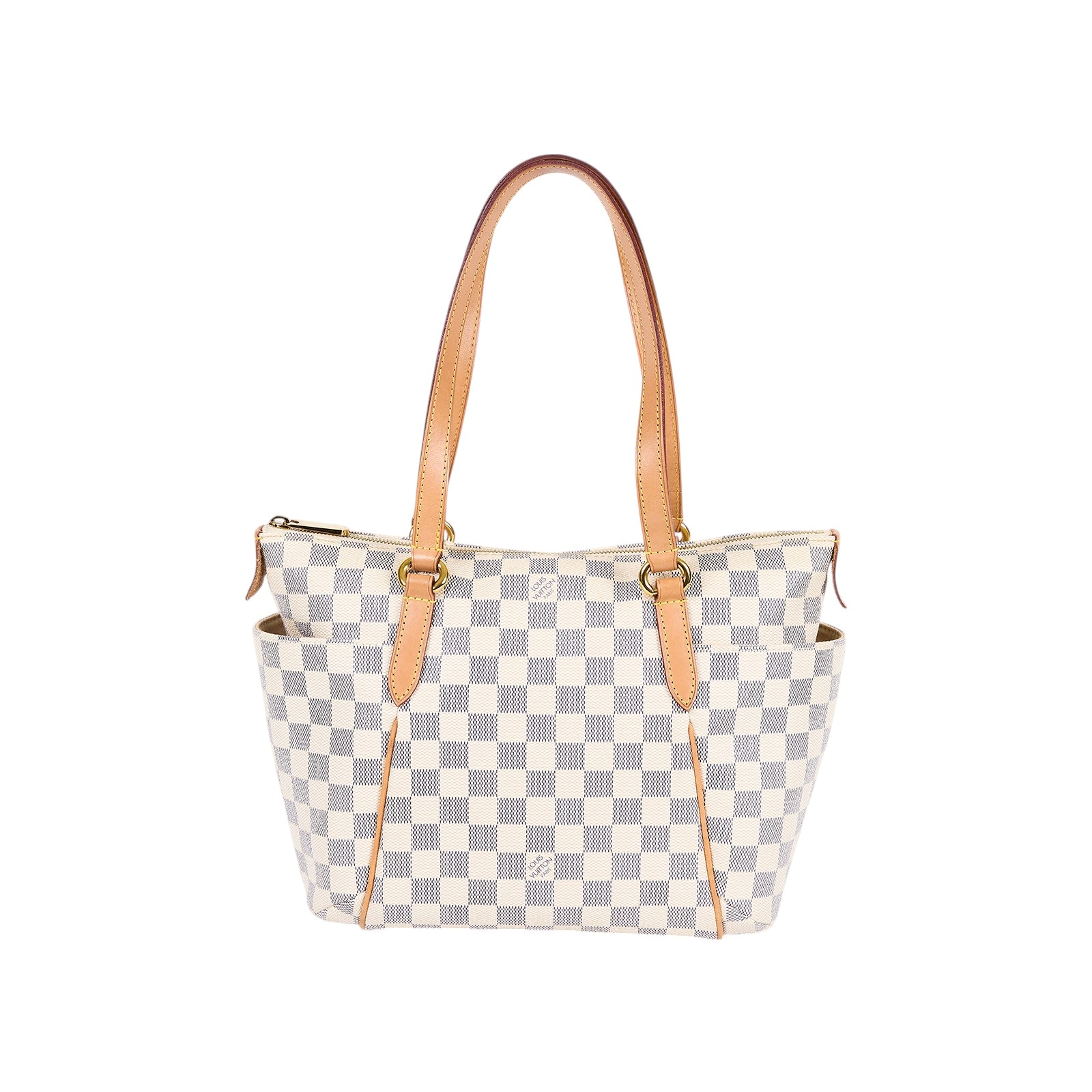 路易威登 LOUIS VUITTON Totally PM 肩背 托特包 棋盤格 白色 N51261 白棋盤肩背 防塵袋