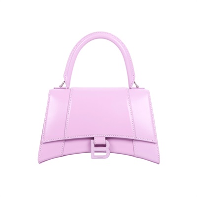 巴黎世家 BALENCIAGA Hourglass 手提包 小型 593546 粉紫HOURGLASS S號 防塵袋