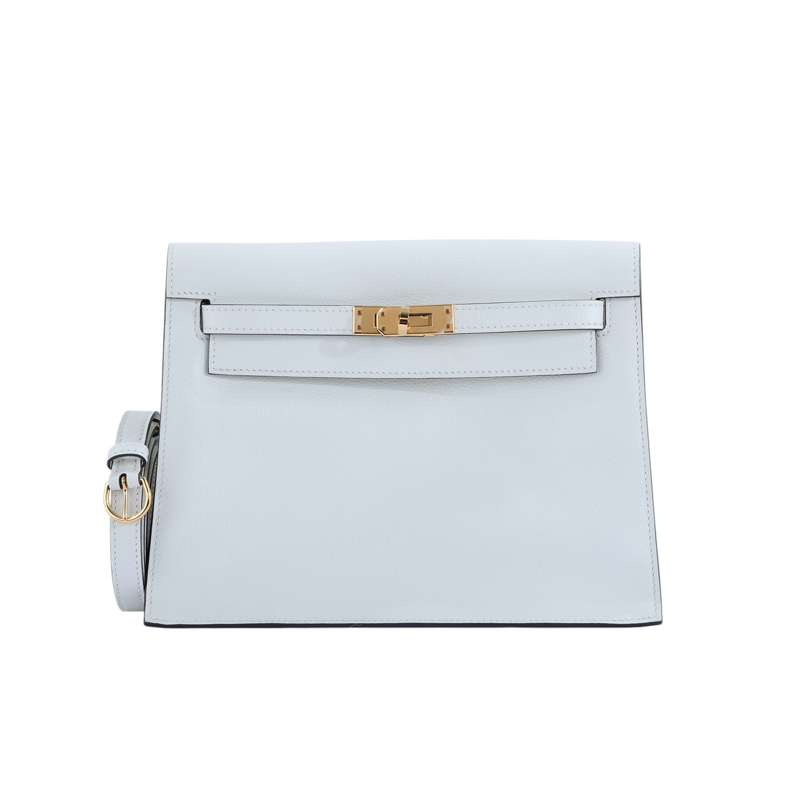 愛馬仕 Hermès Kelly Danse 側背 斜背 後背 肩背包 KLD B刻 白KELLY DANSE 原廠盒子/防塵袋/背帶