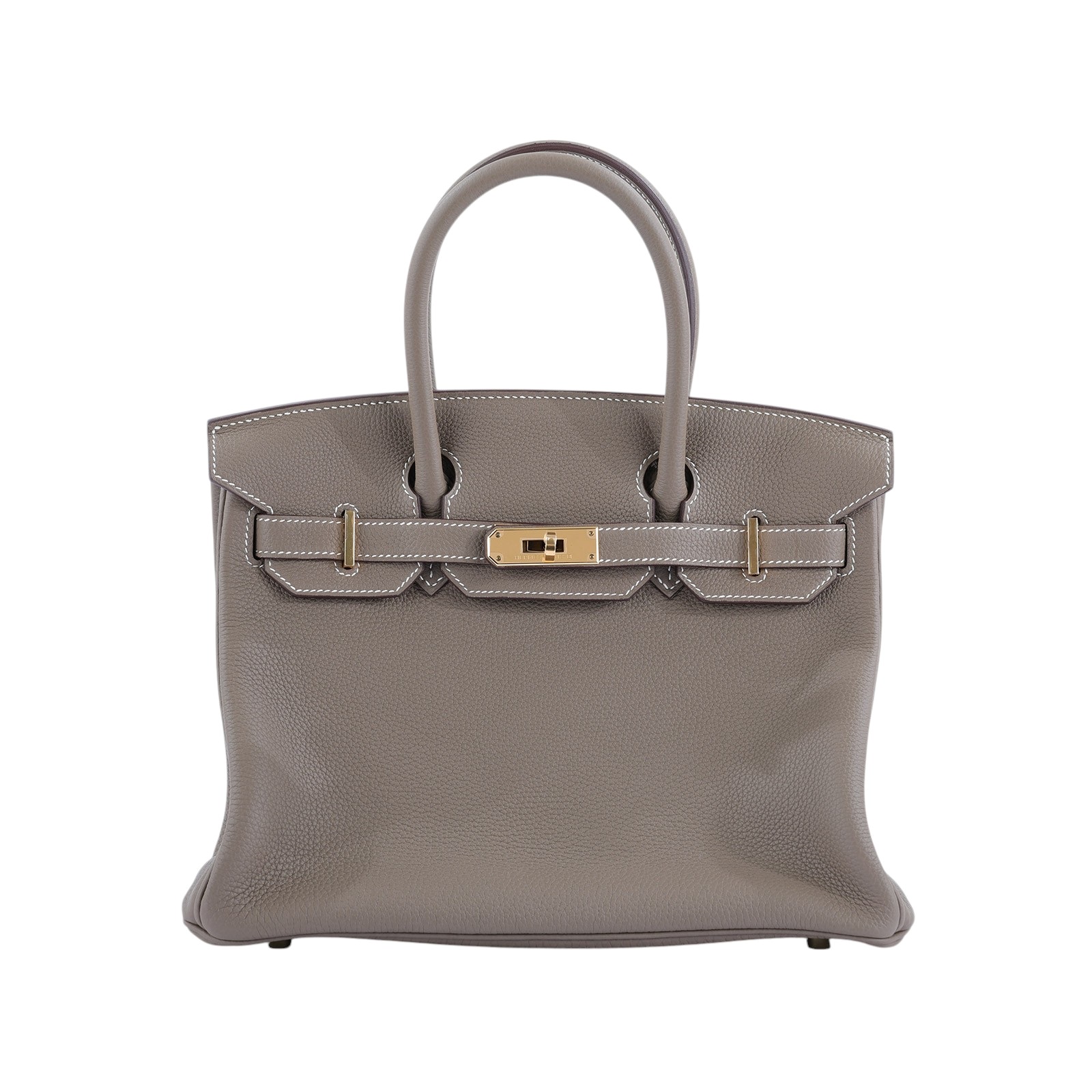 愛馬仕 Hermès Birkin Bag 柏金包 30 BK30 D刻 大象灰BIRKIN30 原廠盒子/防塵袋/鎖組/雨衣