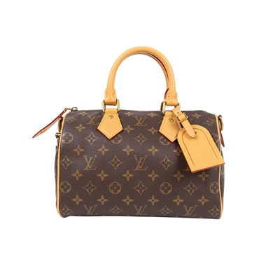 路易威登 LOUIS VUITTON Speedy P9 Bandoulière 25 波士頓包 手提包 M24443 晶片款  原廠盒子/防塵袋/鎖組/內袋/背帶