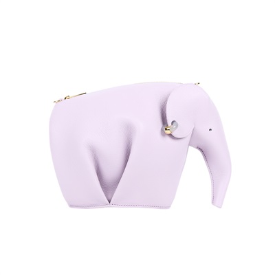 羅意威 LOEWE Elephant 小象包 零錢包  粉紫大象包 CRAFTED WORLD限定款 防塵袋