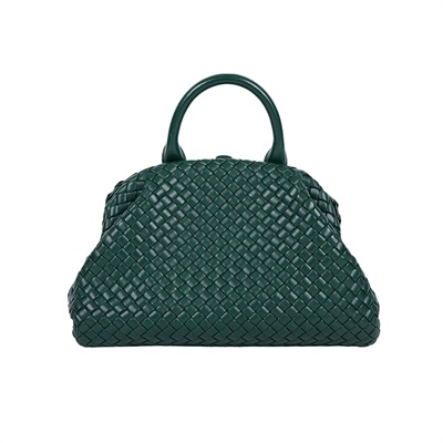 寶緹嘉 BOTTEGA VENETA Handle 手提包 小型 691188 綠編織HANDLE 小號 防塵袋/背帶