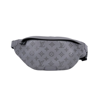 路易威登 LOUIS VUITTON Discovery 腰包 灰色 M46108 晶片款 灰壓紋DISCOVERY腰包 原廠盒子