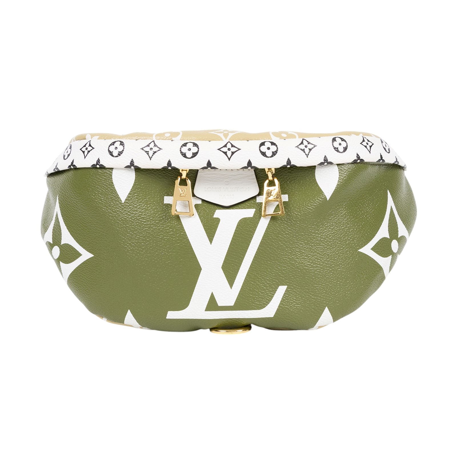 路易威登 LOUIS VUITTON Bumbag 腰包 2019 秀款 M44611 綠大原花GIANT 防塵袋