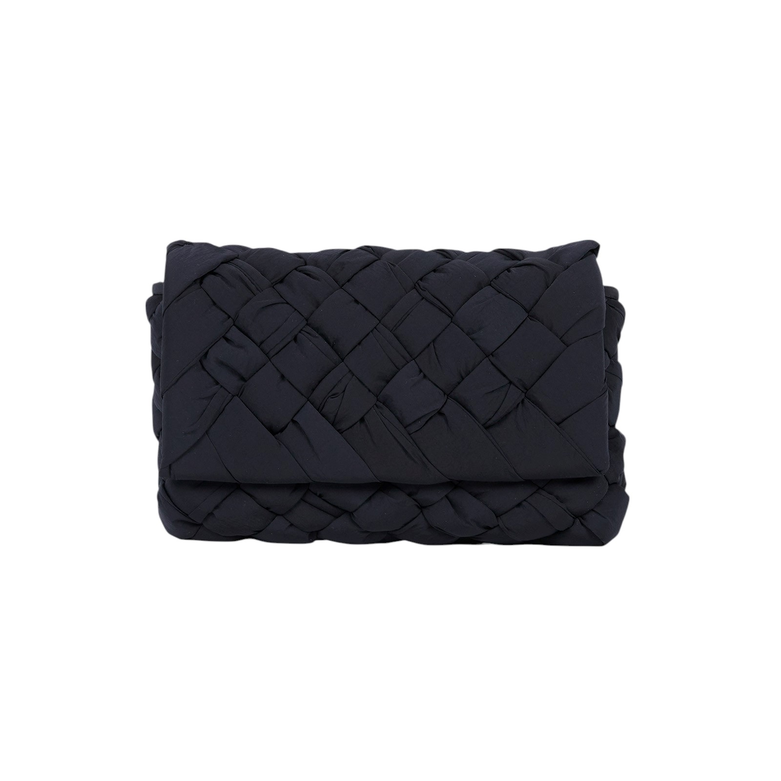 寶緹嘉 BOTTEGA VENETA Small Rumple 郵差包 795498 黑尼龍RUMPLE SMALL 防塵袋