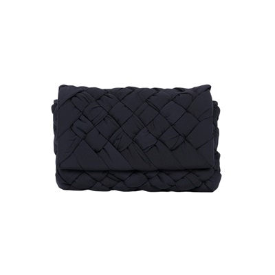 寶緹嘉 BOTTEGA VENETA Small Rumple 郵差包 795498 黑尼龍RUMPLE SMALL 防塵袋
