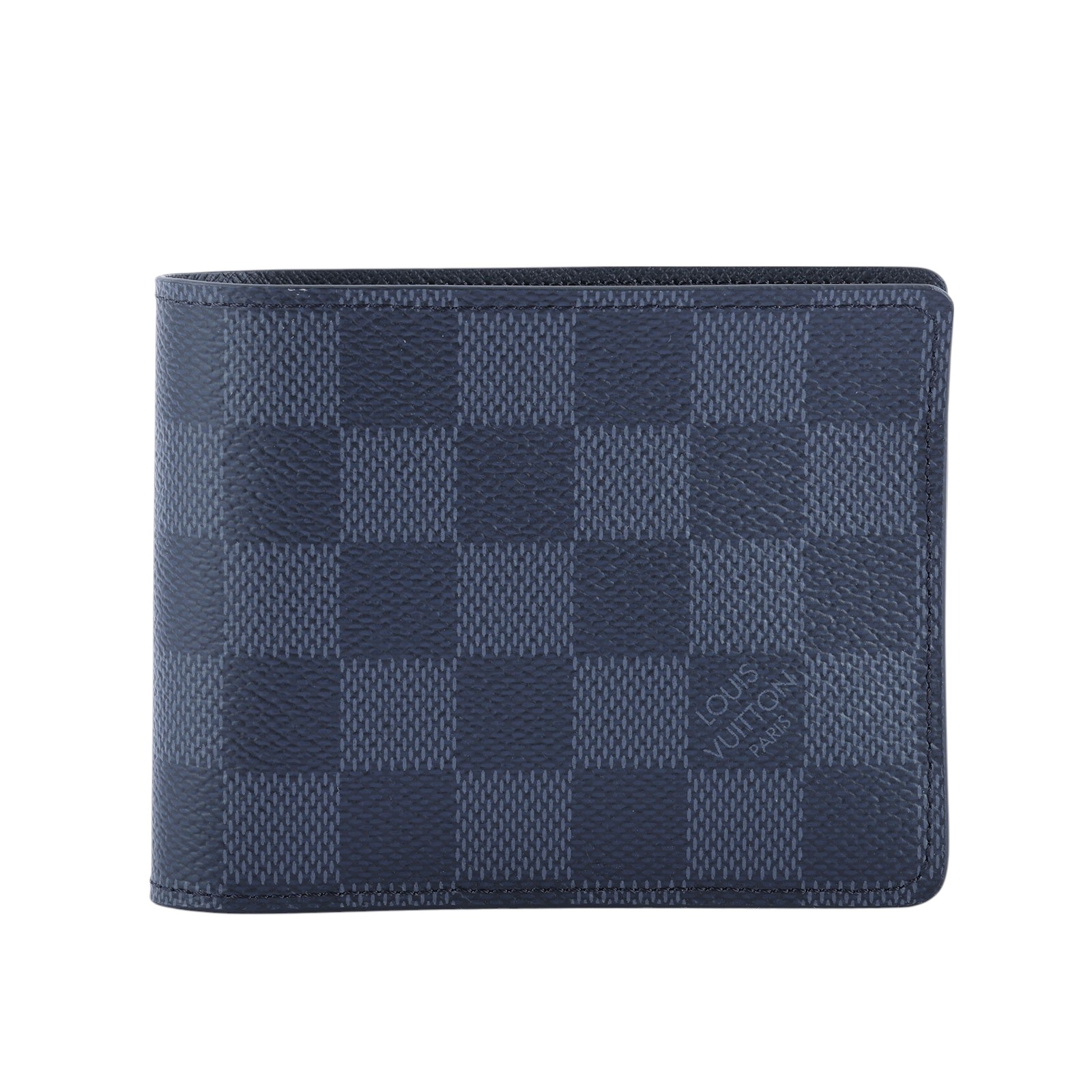 路易威登 LOUIS VUITTON Multiple 棋盤格 錢包 短夾 N62663 晶片款 黑棋盤二折短夾 原廠盒子/防塵袋
