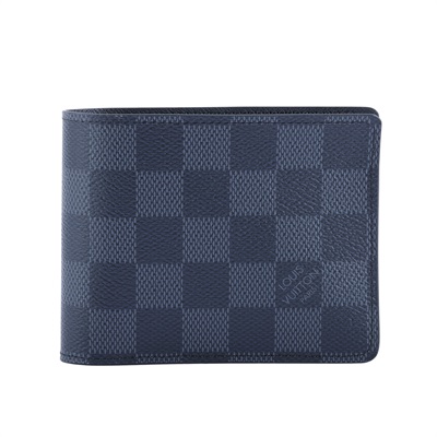 路易威登 LOUIS VUITTON Multiple 棋盤格 錢包 短夾 N62663 晶片款 黑棋盤二折短夾 原廠盒子/防塵袋