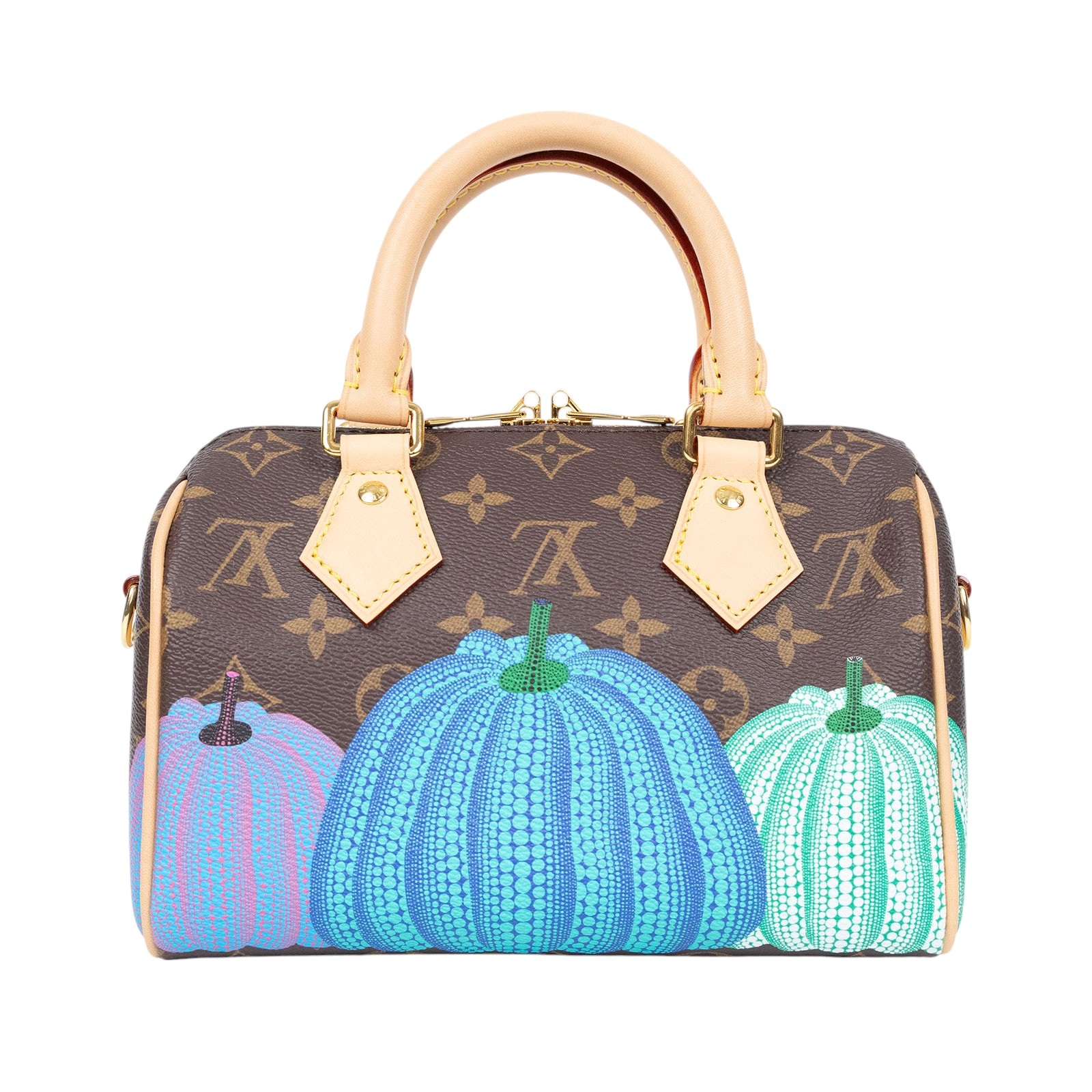 路易威登 LOUIS VUITTON 聯名YK 草間彌生 Speedy 20 波士頓包 M46469 晶片款  原廠盒子/防塵袋鎖組/背帶