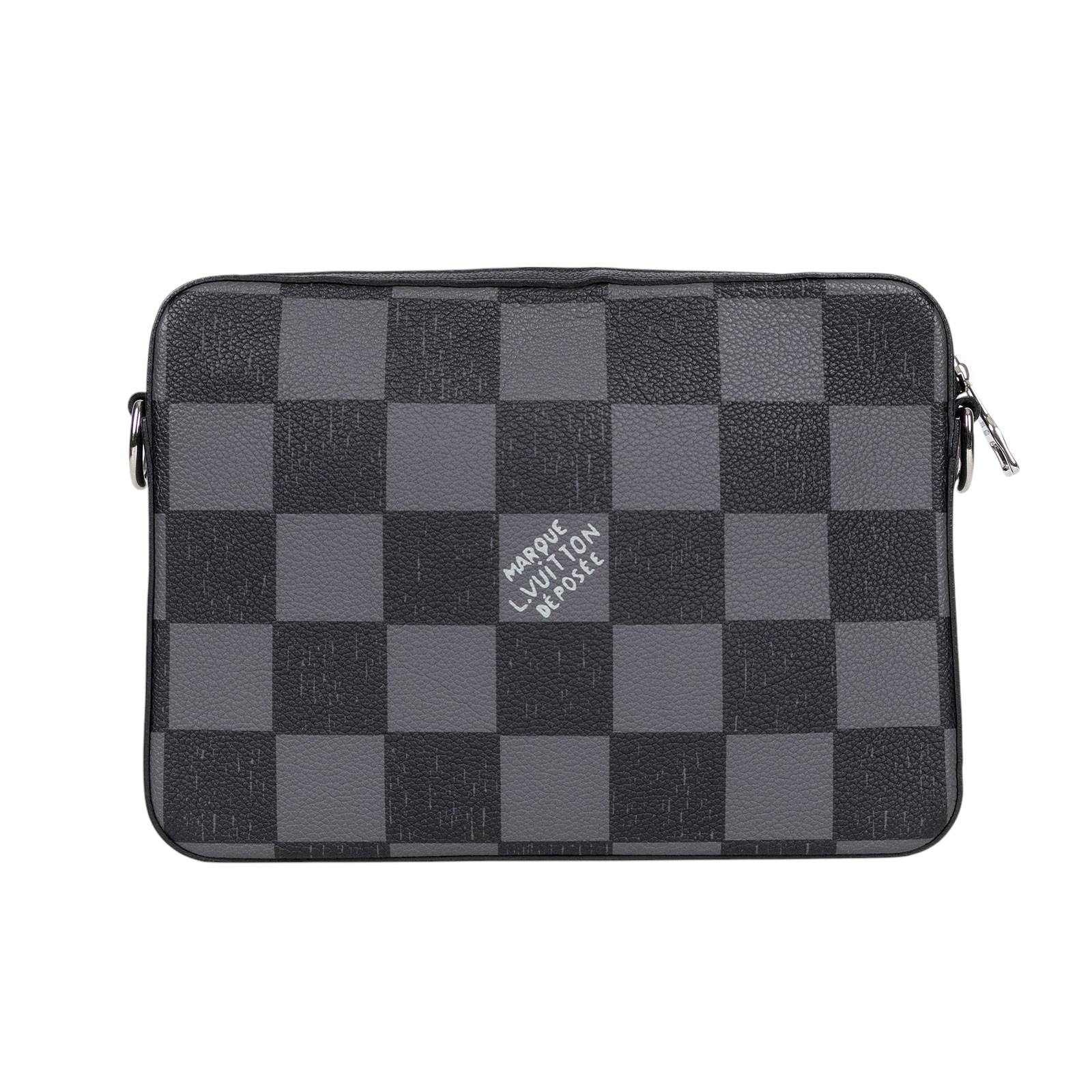 路易威登 LOUIS VUITTON Trio 肩背 郵差包 N80401 晶片款 大黑棋盤TRIO 原廠盒子/防塵袋