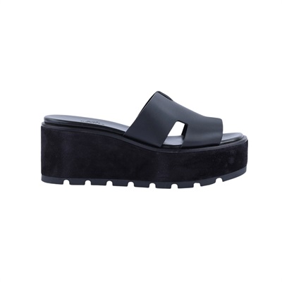 愛馬仕 Hermès Eze 30 sandal 涼鞋 H222144Zv02380 CL222144Z2205 黑H厚底拖#38 原廠盒子/防塵袋
