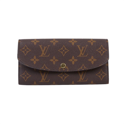 路易威登 LOUIS VUITTON Emilie 長夾 經典帆布 芭蕾粉色 M61289 晶片款 原花粉EMILIE長夾 防塵袋/原廠盒子
