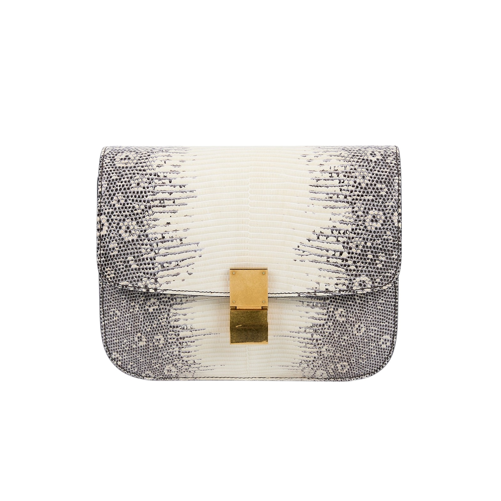思琳 CELINE 蜥蝪皮 Classic 肩背 手袋 中型 189174TLC  原廠盒子/防塵袋/購買證明/瀕臨絕種野生動植物國際貿易公約