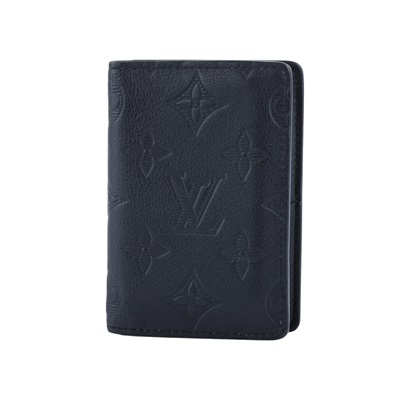 路易威登 LOUIS VUITTON 袋裝萬用錢包 灰色 M81382 晶片款 黑SHADOW卡夾 無附屬品