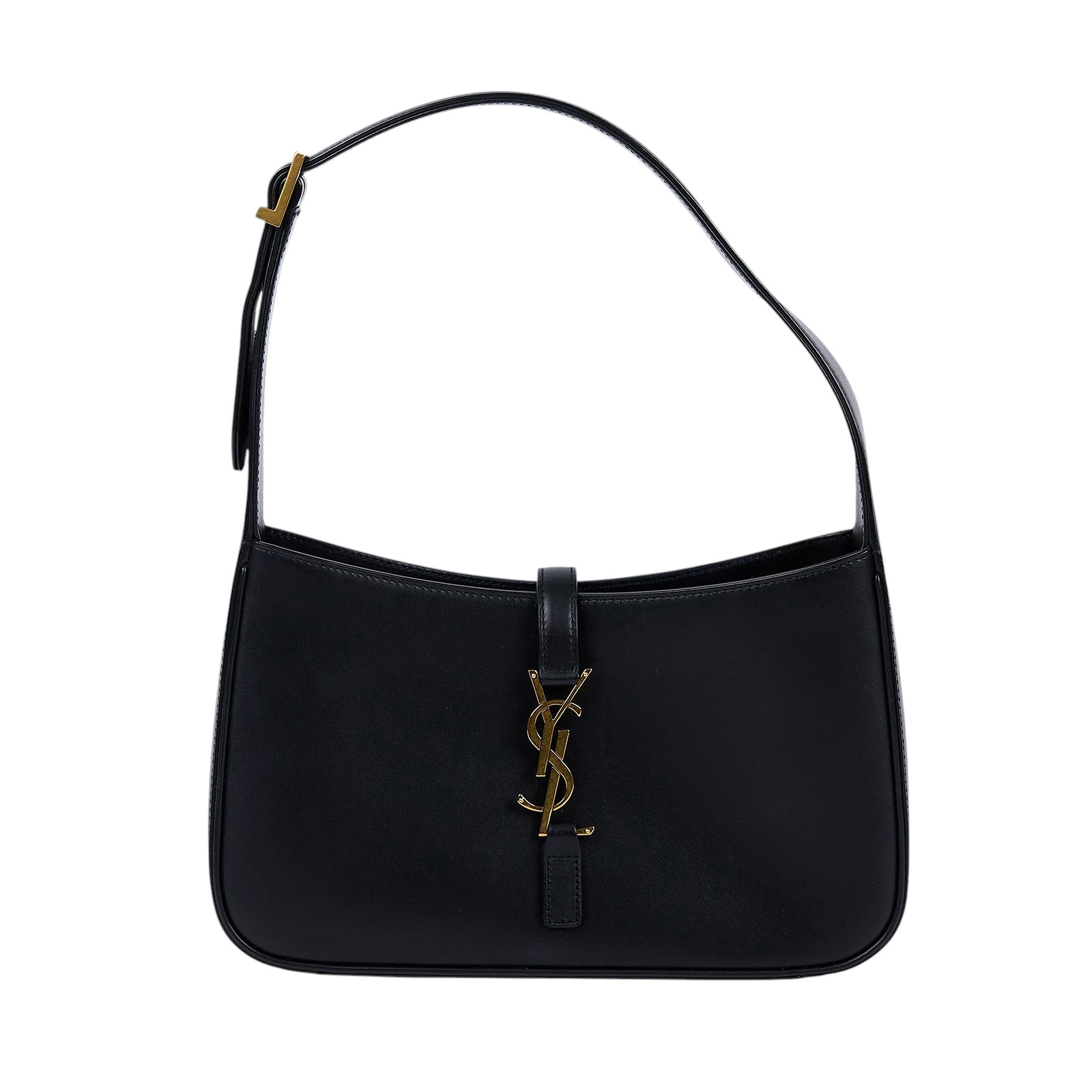 聖羅蘭 YSL SAINT LAURENT LE 5 À 7 滑面皮革 HOBO 手袋 手提包 6572282R20W 黑金 Le 5 A 7HOBO 防塵袋