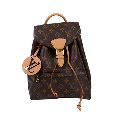 路易威登 LOUIS VUITTON Montsouris PM 後背包 經典帆布 M45501 晶片款 原花後背包MONTSOURIS PM 防塵袋
