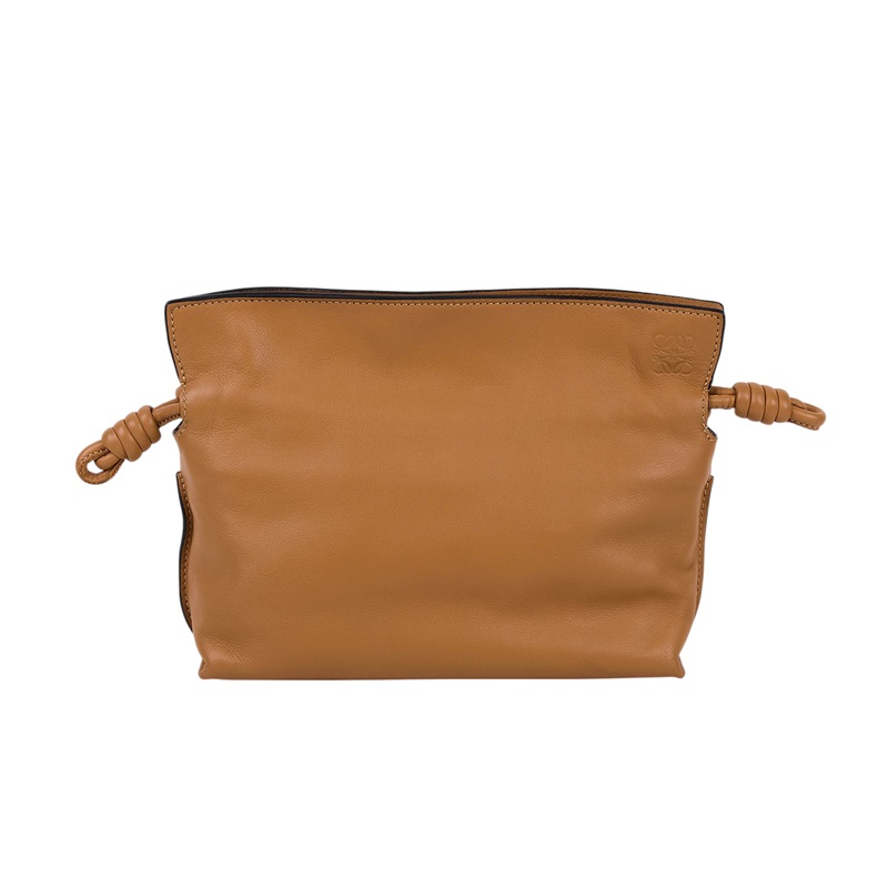 羅意威 LOEWE Mini Flamenco clutch 小牛皮 迷你 肩背包 A411FC2X73 焦糖FLAMENCO MINI 防塵袋/購買證明