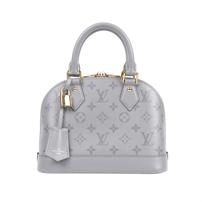 路易威登 LOUIS VUITTON Alma BB 手提包 灰色 M12561 晶片款 灰原花ALMA BB 防塵袋/購買證明