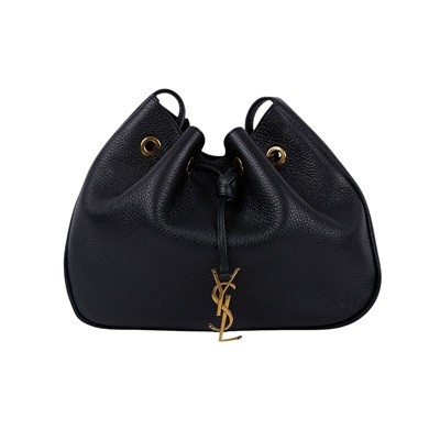 聖羅蘭 YSL SAINT LAURENT Paris VII 粒面皮革 Hobo手袋 小型 796626AADUU  防塵袋/購買證明