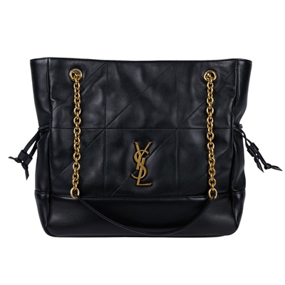 聖羅蘭 YSL SAINT LAURENT Jamie 小羊皮 小型 購物袋 833948AAB32 黑JAMIE小型購物袋 防塵袋/購買證明