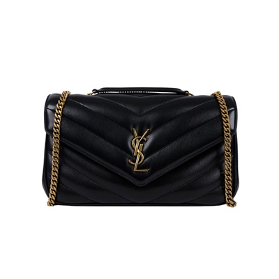 聖羅蘭 YSL SAINT LAURENT Loulou Matelasse 絎縫 小羊皮 手袋 中型 801439AAEAX  防塵袋/購買證明