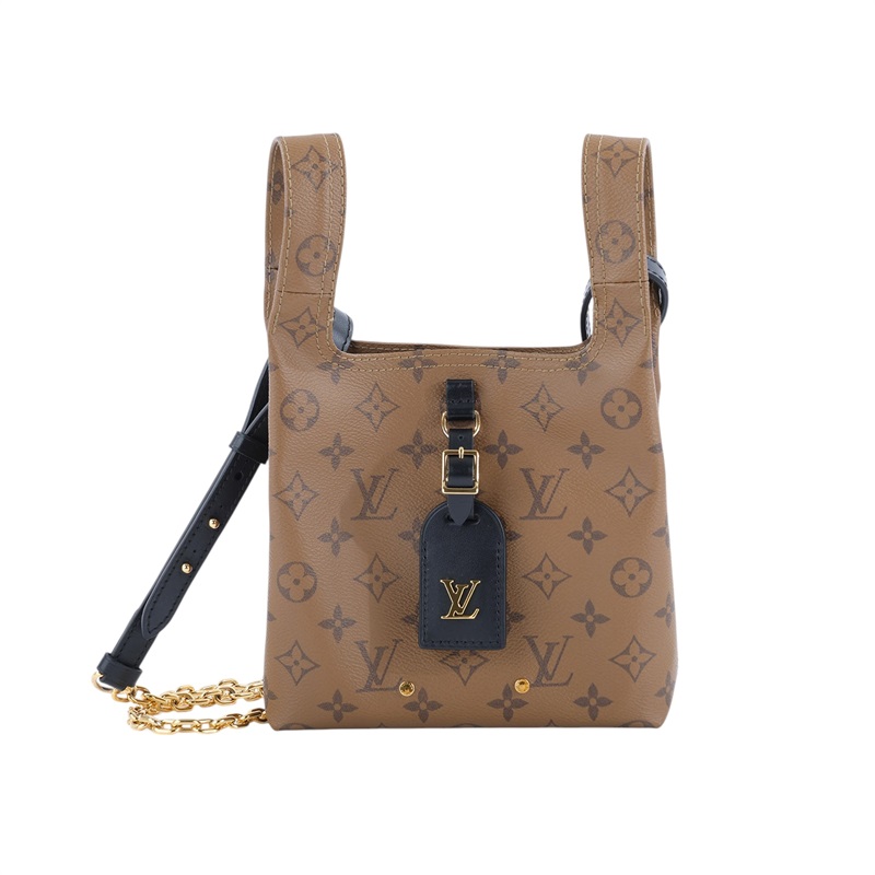 路易威登 LOUIS VUITTON Atlantis BB Reverse 帆布 手提 斜背包 M46816 晶片款  原廠盒子/防塵袋