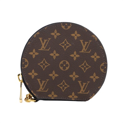 路易威登 LOUIS VUITTON Micro Boîte Chapeau 圓形零錢包 經典帆布 M63597  防塵袋